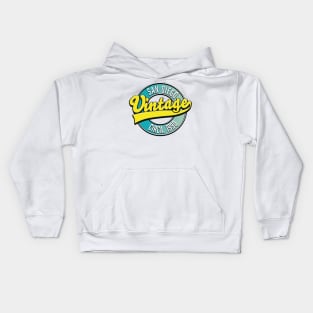 San diego Vintage 1990 logo Kids Hoodie